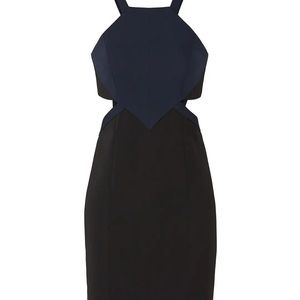 Jay Godfrey cutdown cocktail dress